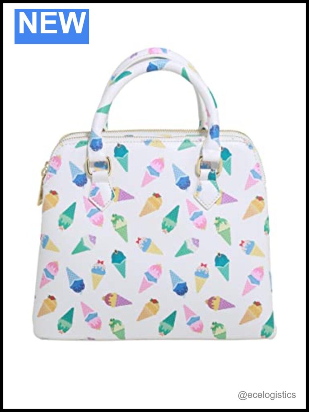 Loungefly Disney Princess Ice Cream Crossbody Purse Faux Leather